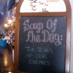 soup (Brilliant pub chalkboards)