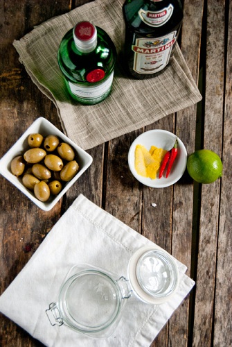 gin-marinated-olives