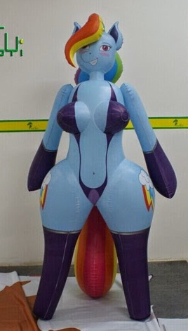 rainbowdash_anthro_photo_suggestive_questionable_irl_socks_grin_wide