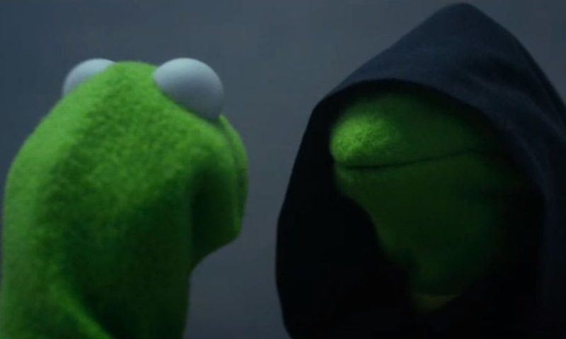 dark kermit plush
